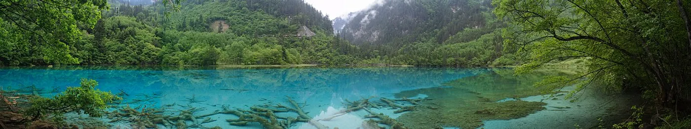 Five Flower Lake in Jiuzhaigou Valley